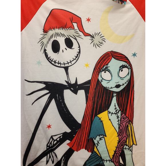 Disney The Nightmare Before Christmas Womens Size S Pajama Top Long Sleeve 5056 - Picture 2 of 7